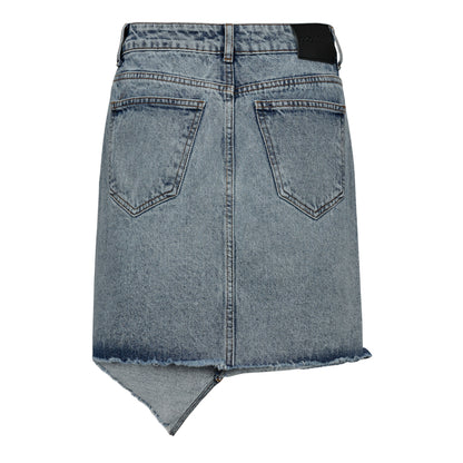 Cocouture - DarinCC Asym Crop Skirt - Denim blue
