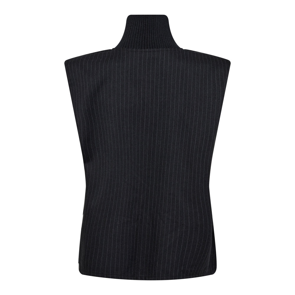Cocouture - IdaCC Pin Stripe Top - Dark Grey