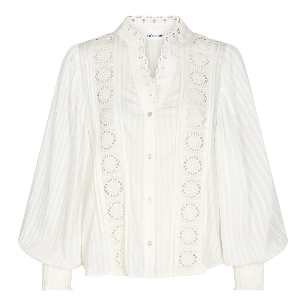 Cocouture - SelmaCC - Anglaise Shirt - White
