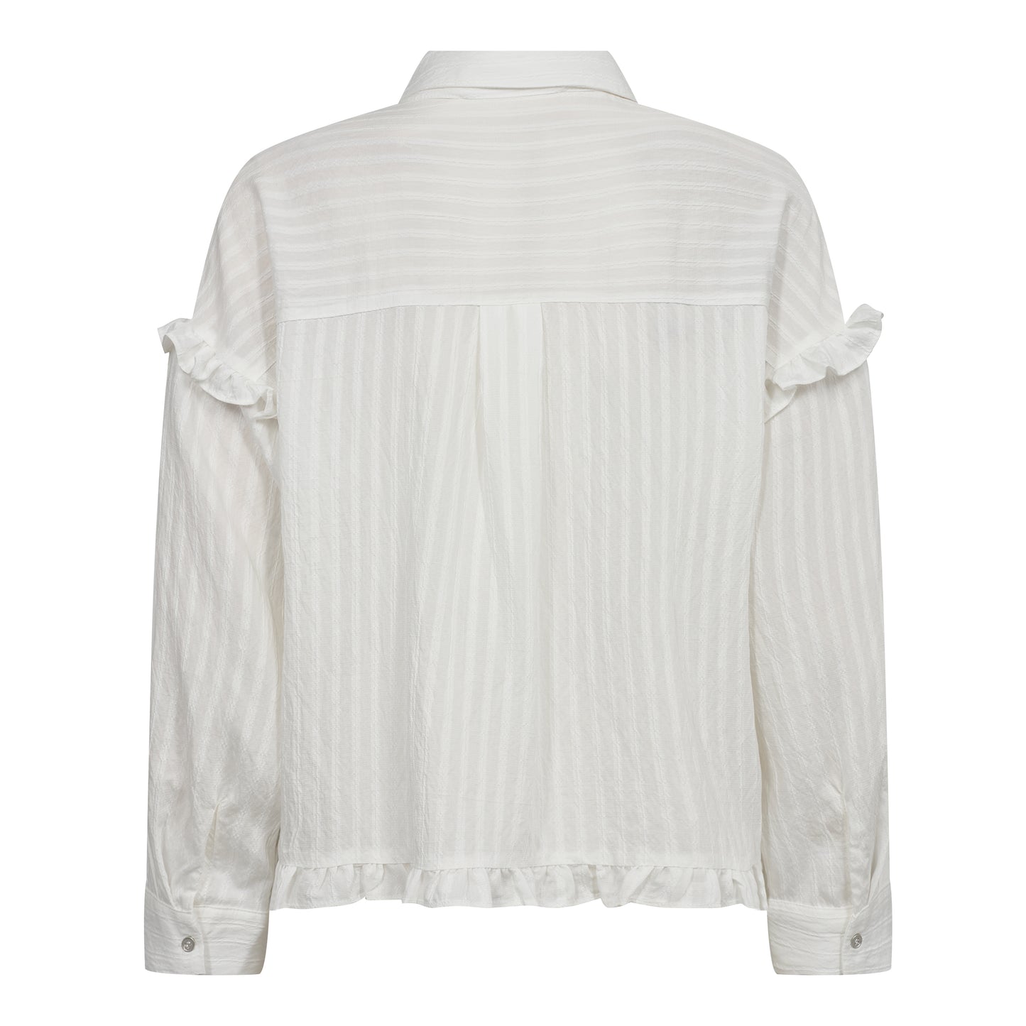 Cocouture - SelmaCC Frill Shirt - White