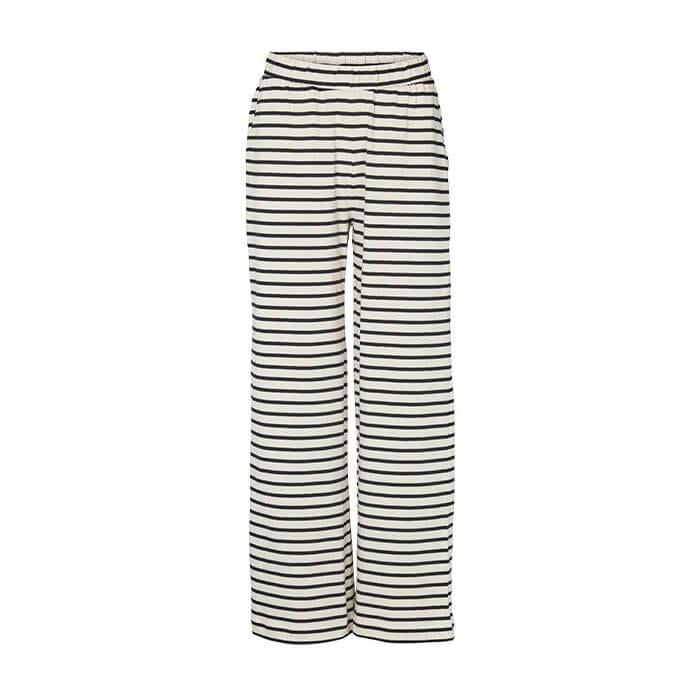 Basic Apparel - Loose Pants - Birch/Black
