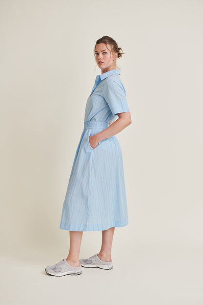 Basic Apparel - Marina Skirt - Airy blue / Lotus / Birch / Classic Blue