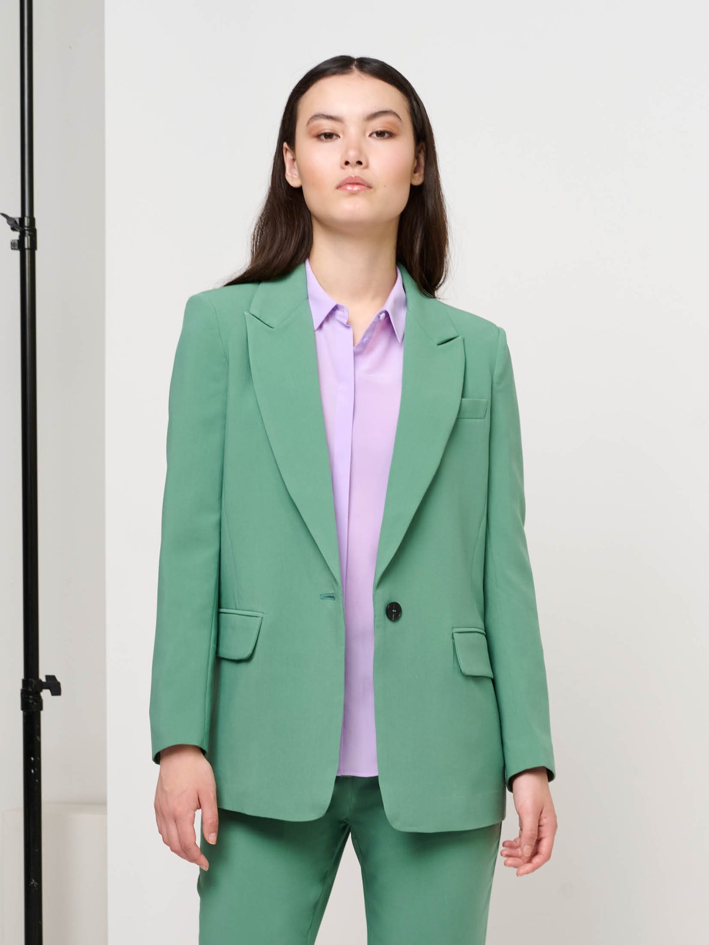 Bruuns Bazaar Damer - CindySus Frida blazer - Frosty Gran