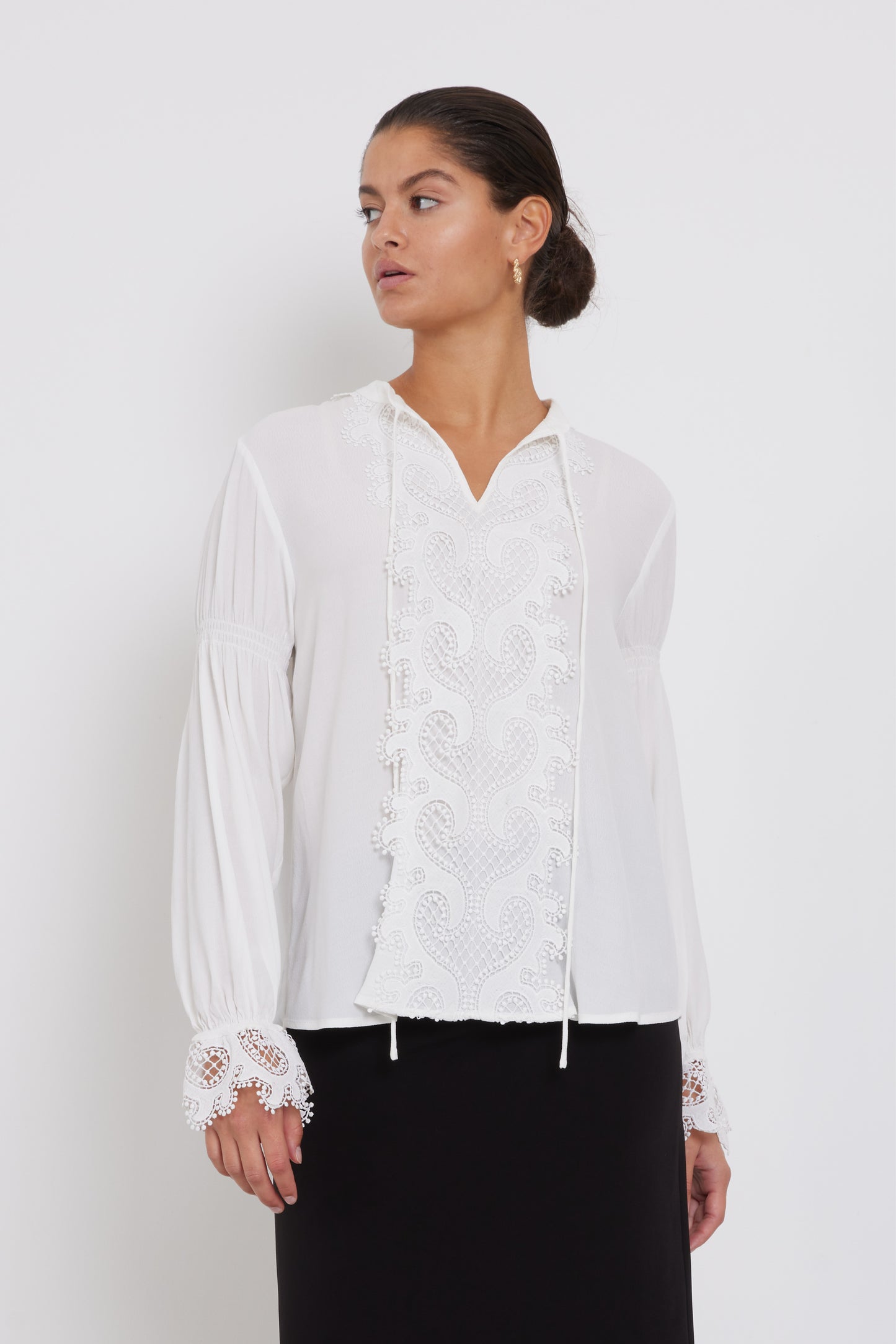 Bruuns Bazaar Women - LilliBBCari blouse - Snow White