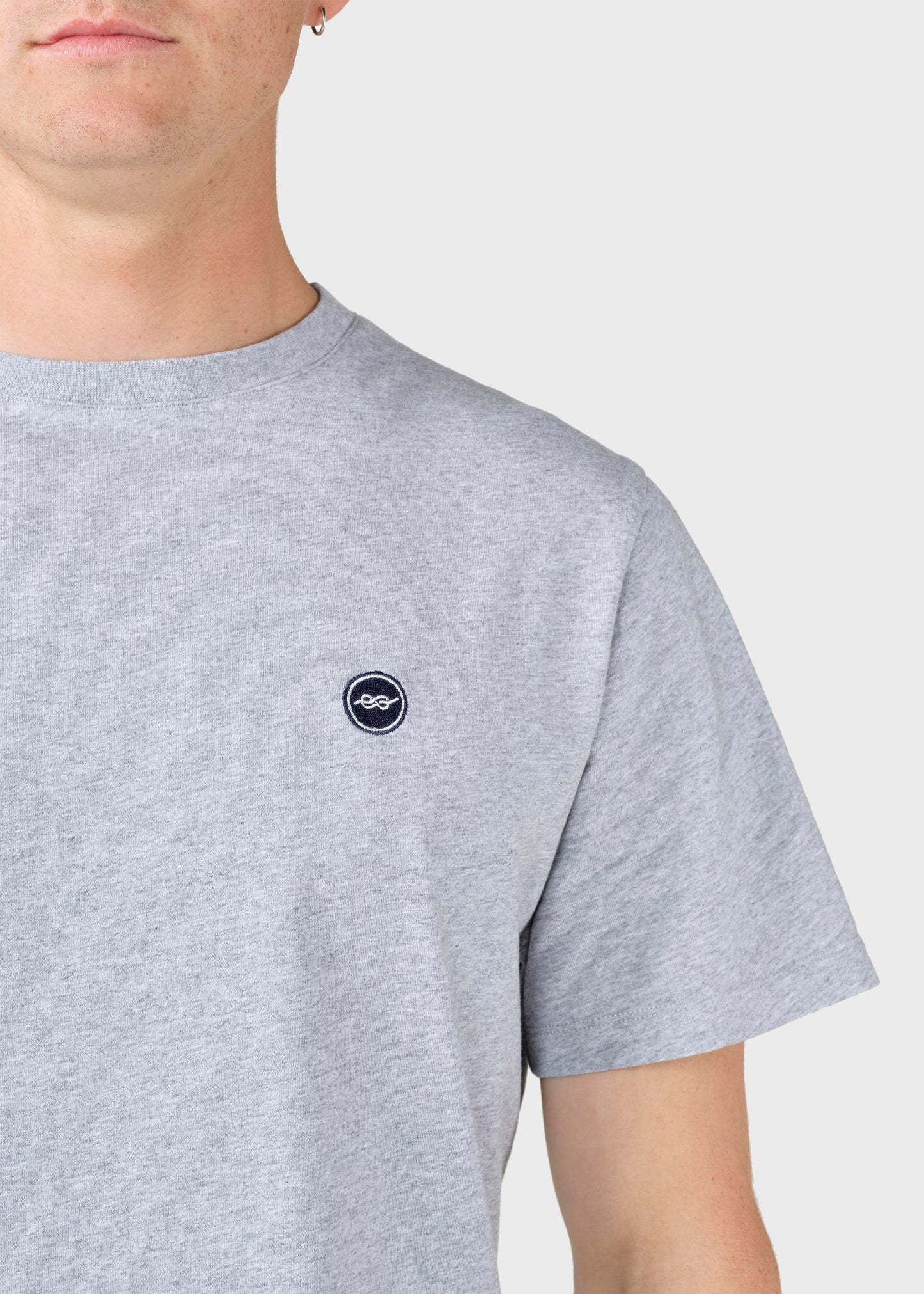 Klitmøller - Elton tee - Light grey