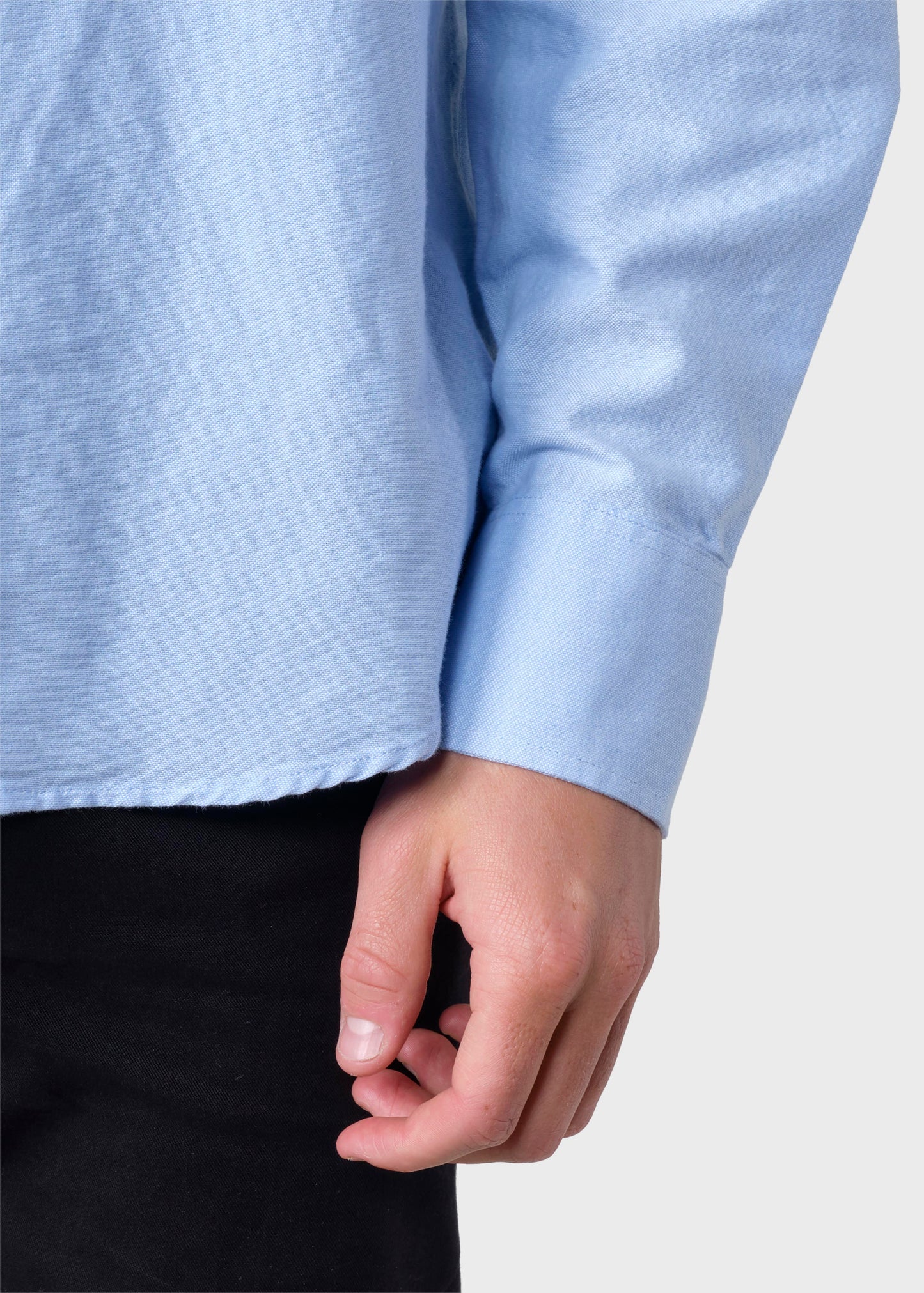 Klitmøller - Basic shirt - Blue melange