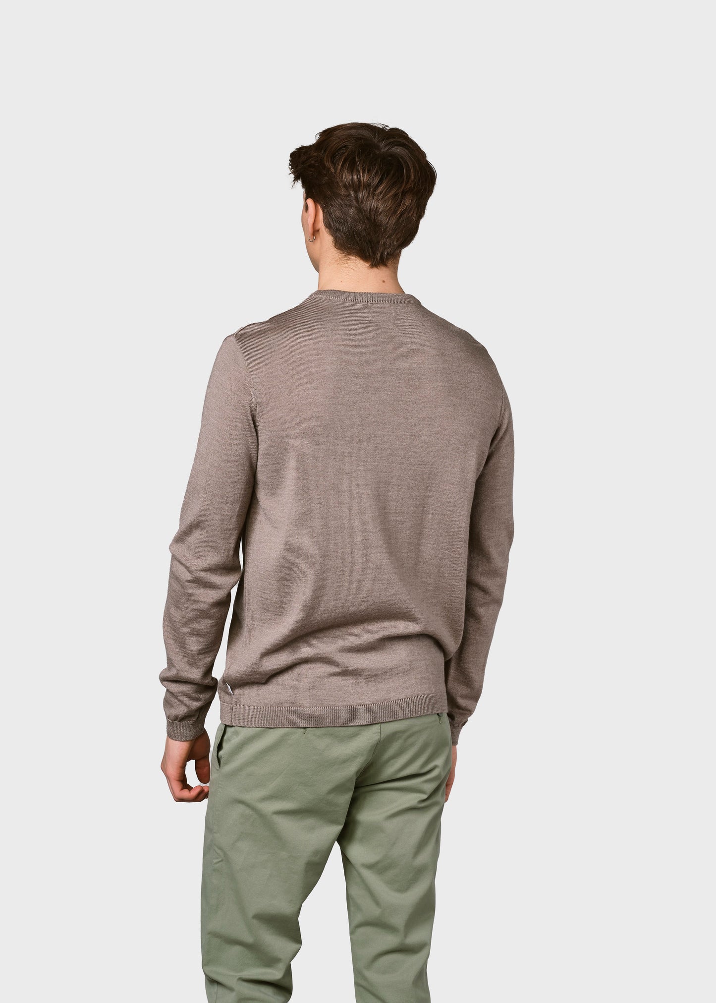 Klitmøller - Mens basic merino knit - Sand