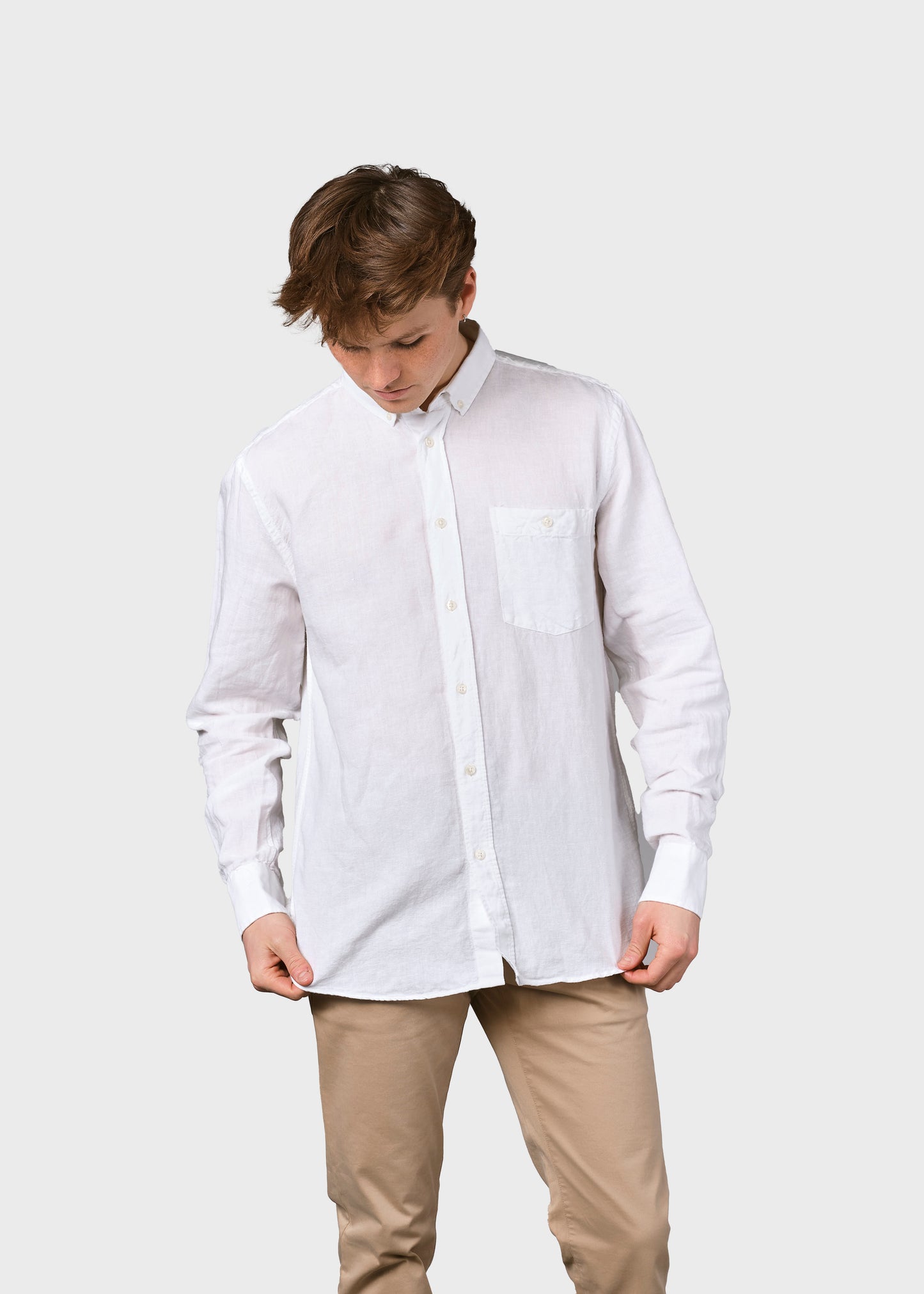 Klitmøller - Benjamin linen shirt - White