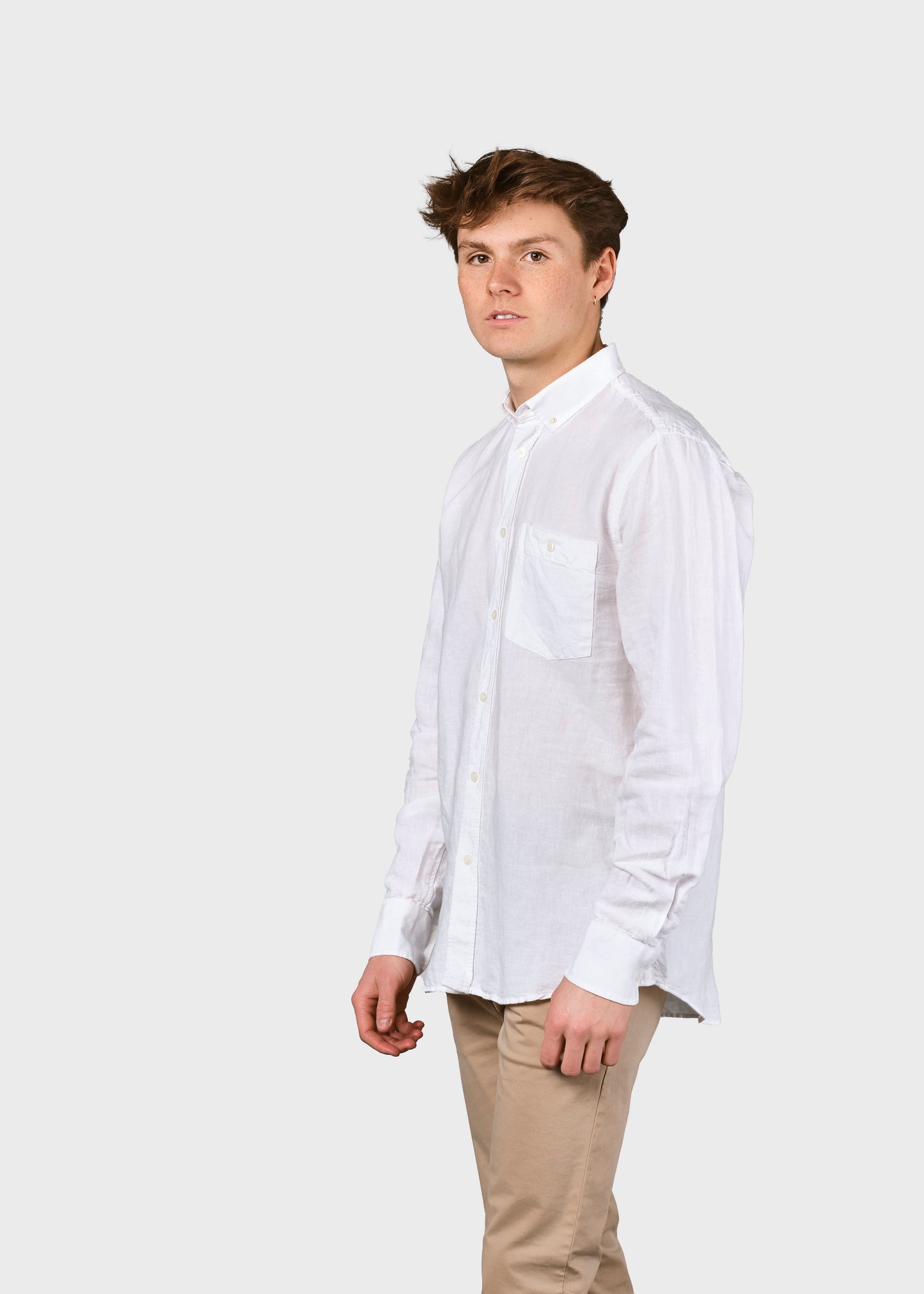 Klitmøller - Benjamin linen shirt - White