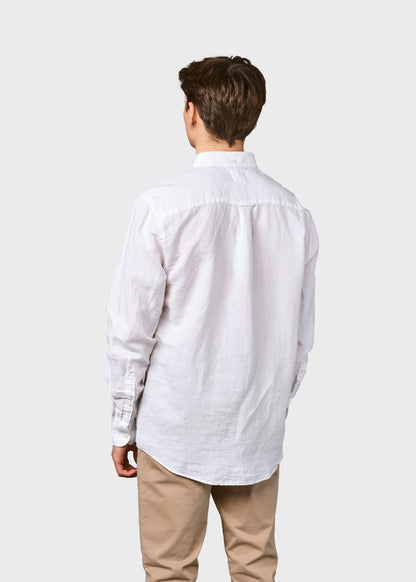 Klitmøller - Benjamin linen shirt - White