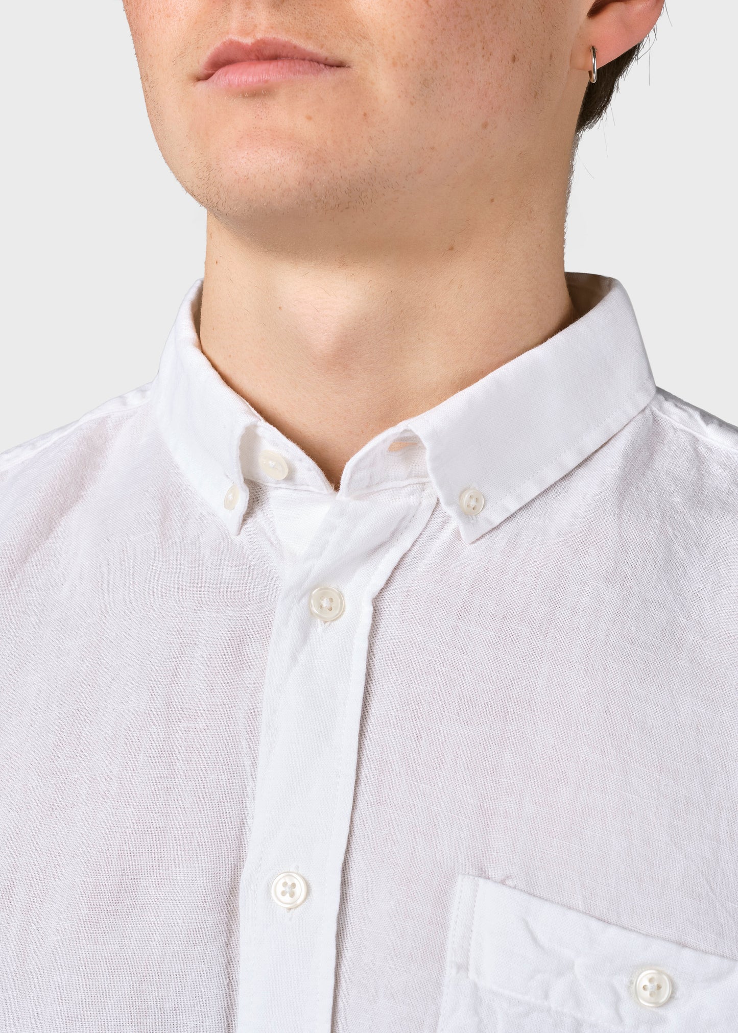 Klitmøller - Benjamin linen shirt - White