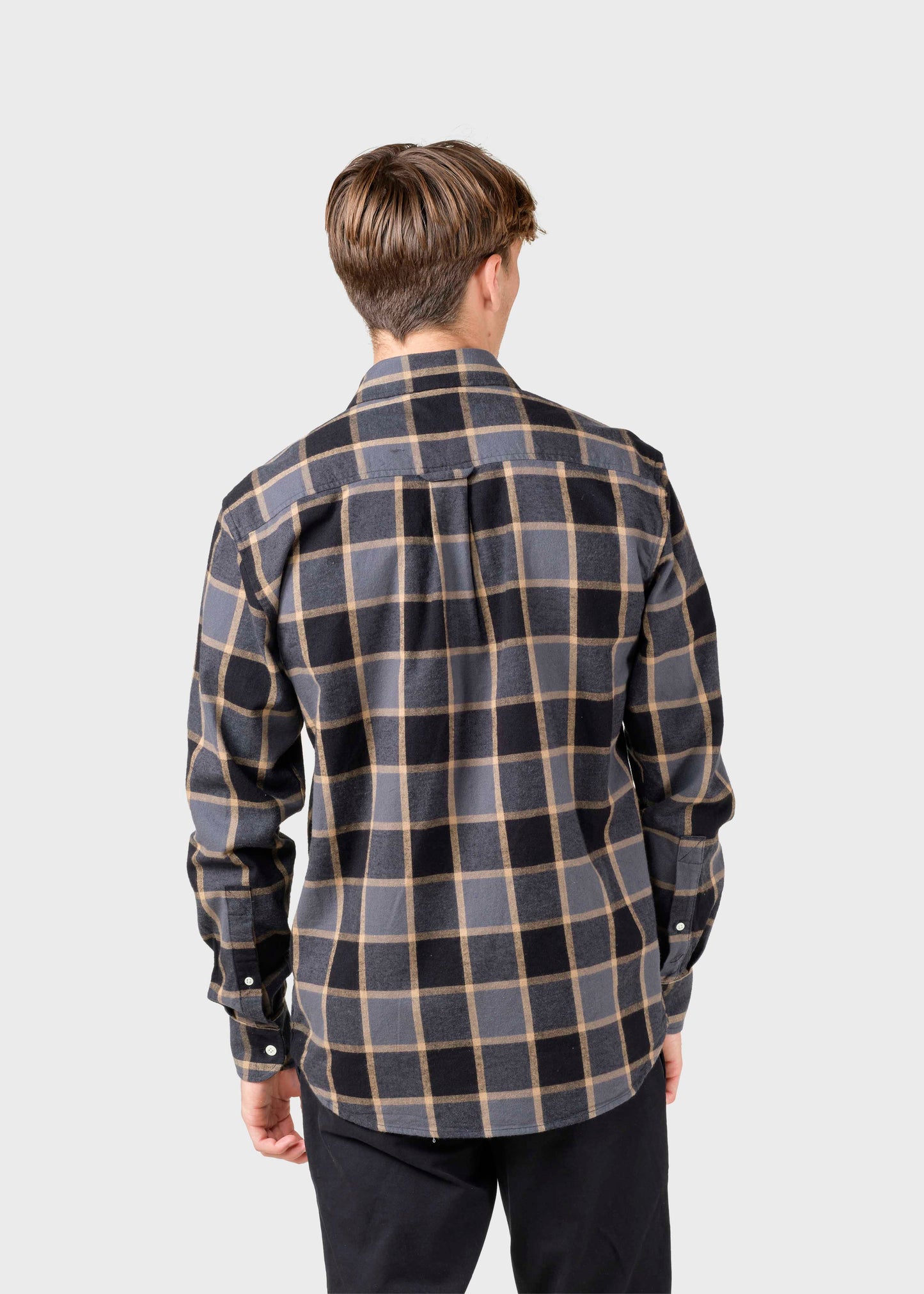 Klitmøller - Thor shirt - Grey/sand check