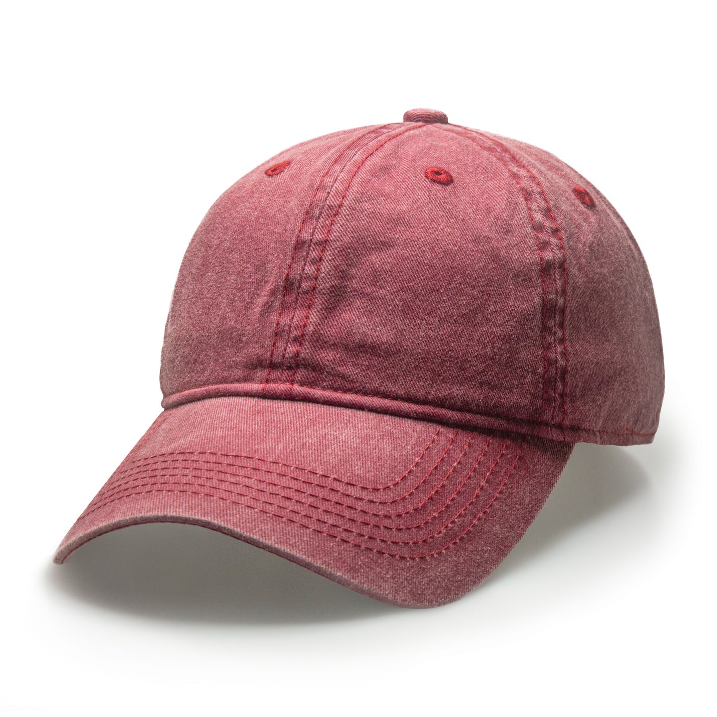 Plain Baseball Cap - Bordeaux