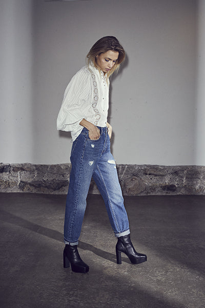 Cocouture - SelmaCC - Anglaise Shirt - White