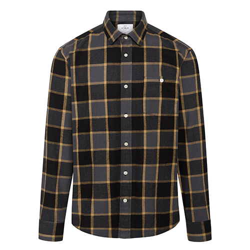 Klitmøller - Thor shirt - Grey/sand check