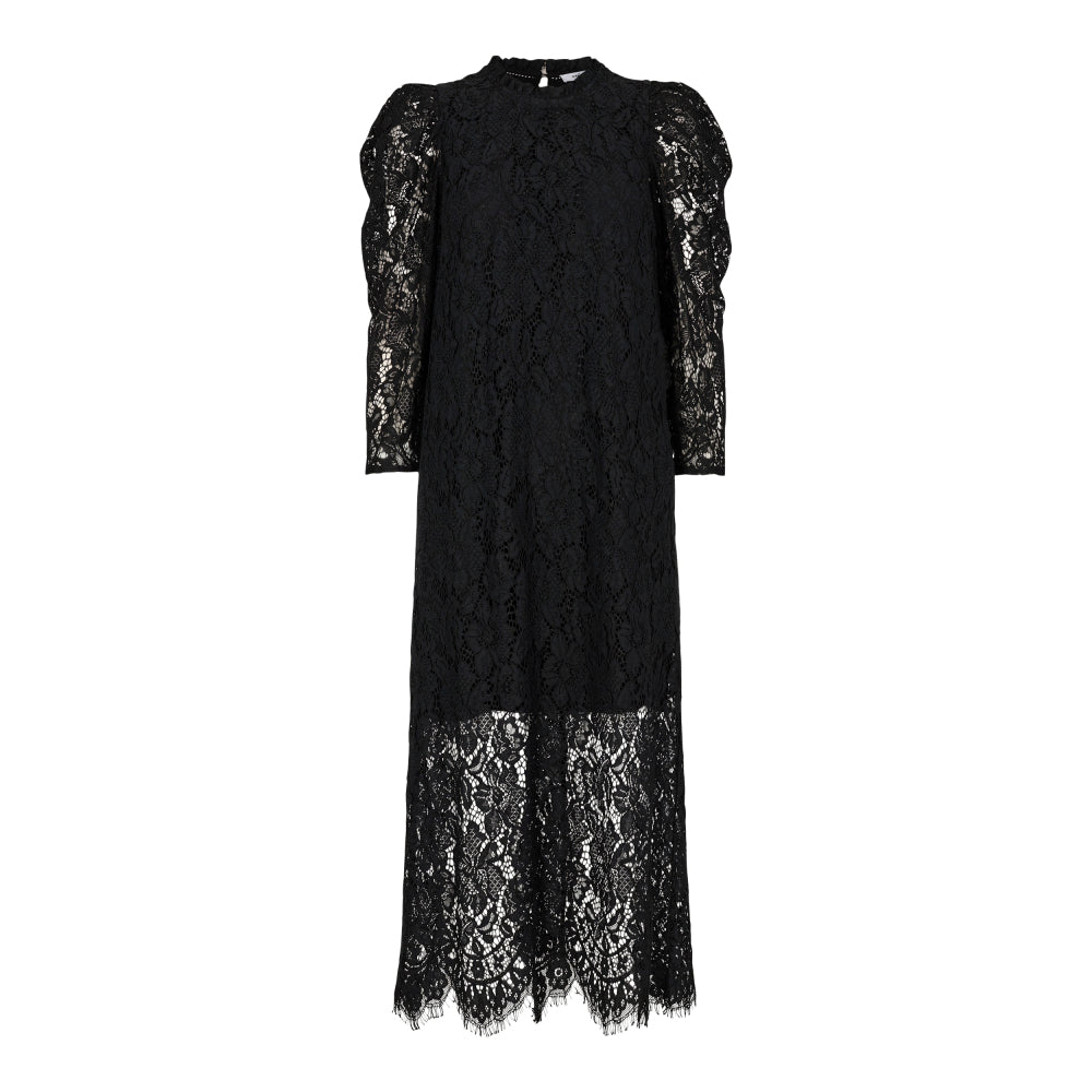 Co'couture - Vinter blondekjole - Sort
