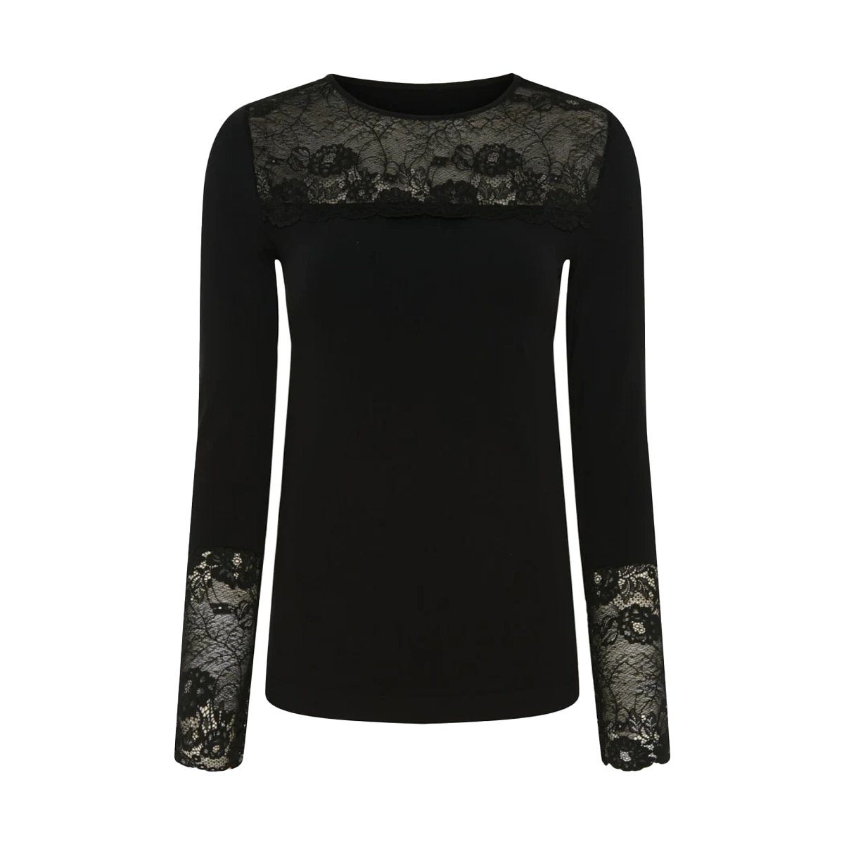 Tim og Simonsen - Nancy Lace Blouse - Black