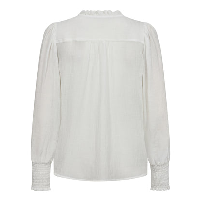Cocouture - SelmaCC Pintuck Shirt - White