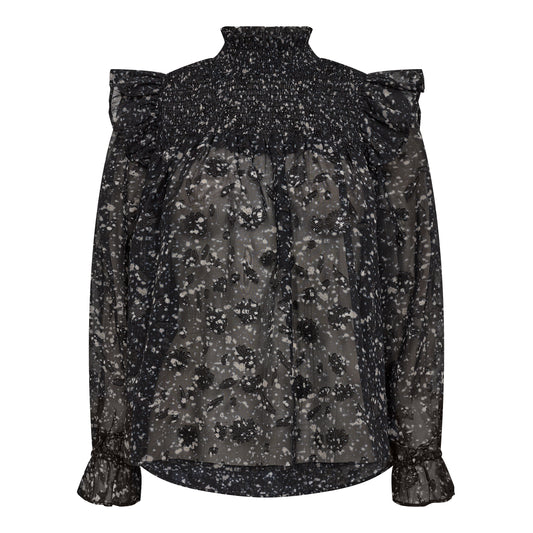 Cocouture - SnowdriftCC Smock Blouse - Black