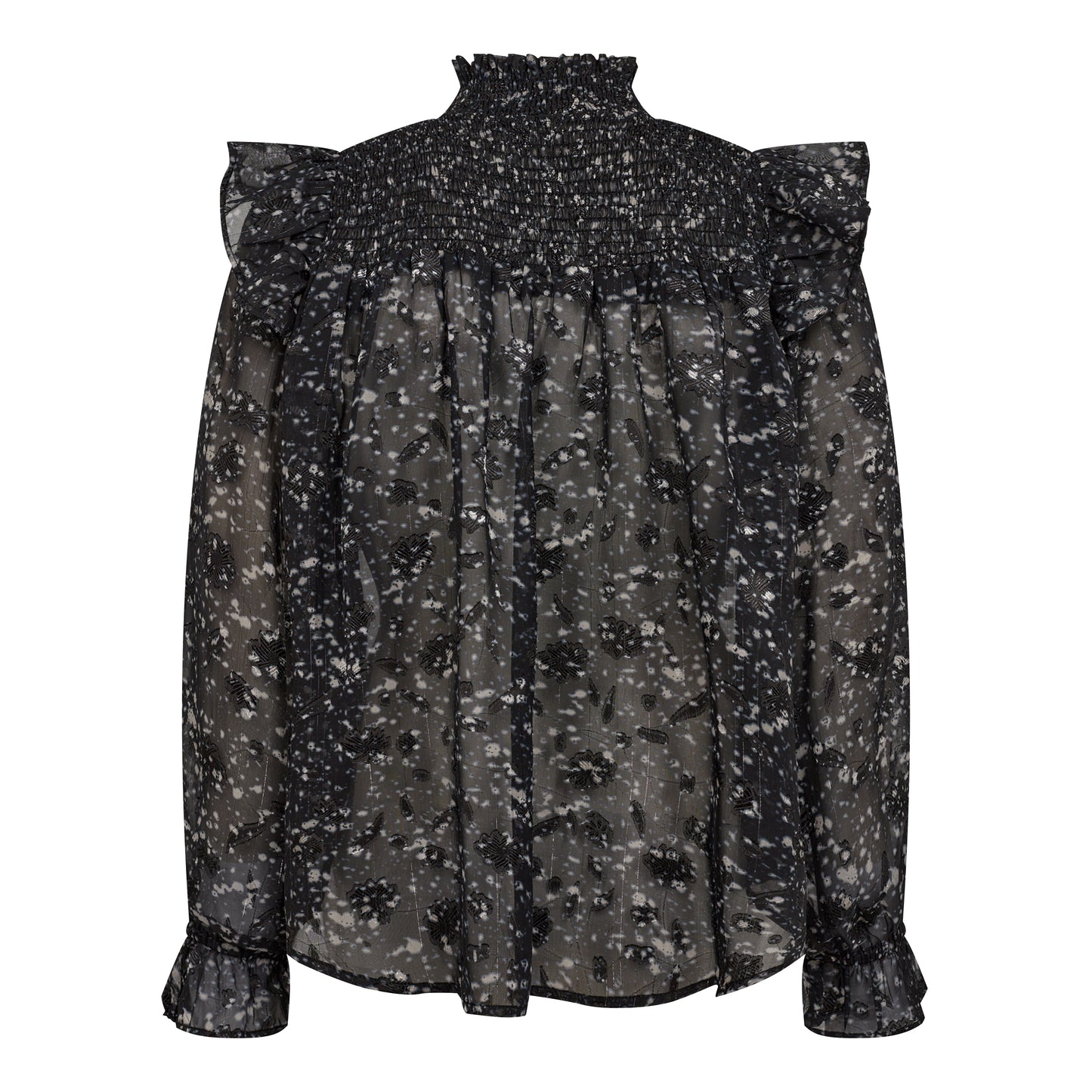 Cocouture - SnowdriftCC Smock Blouse - Black