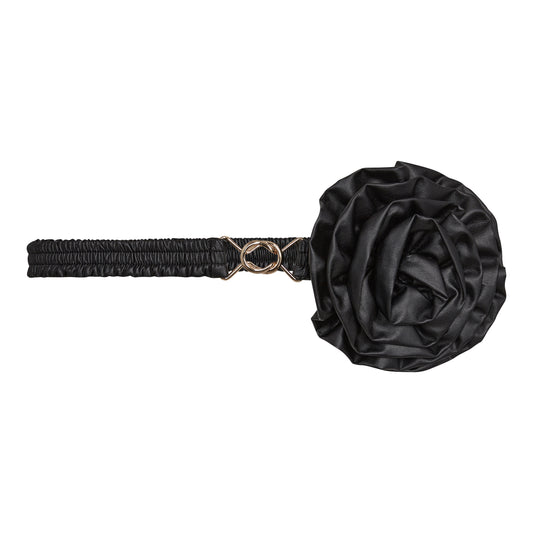 Cocouture - MetallicCC Rose Belt - Black