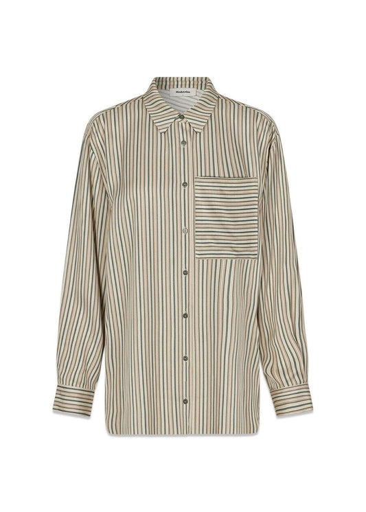 Modström - HissaMD print shirt - Soft Stripe