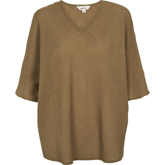 Basic Apparel - Simone Batwing Top - Martini Olive