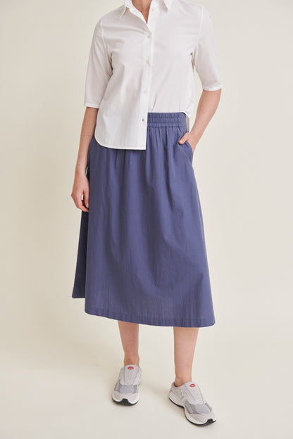 Basic Apparel - Tilde Skirt - Vintage Indigo