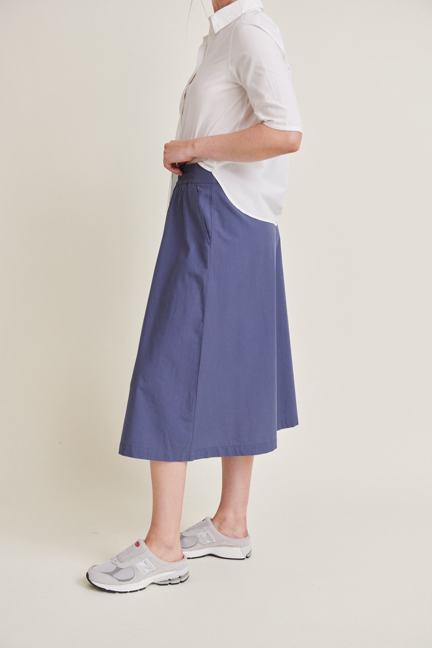 Basic Apparel - Tilde Skirt - Vintage Indigo