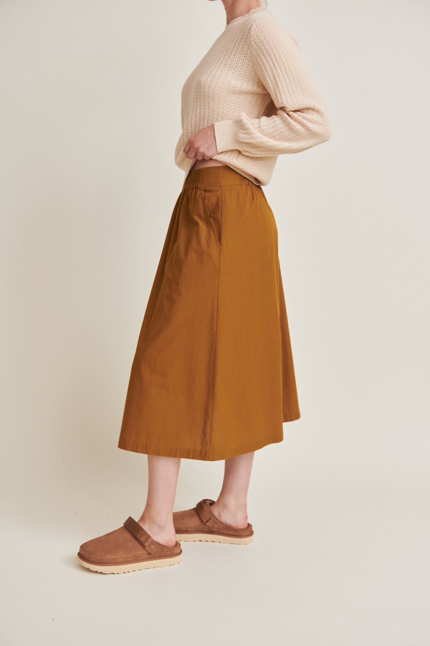 Basic Apparel - Tilde Skirt - Tapenade