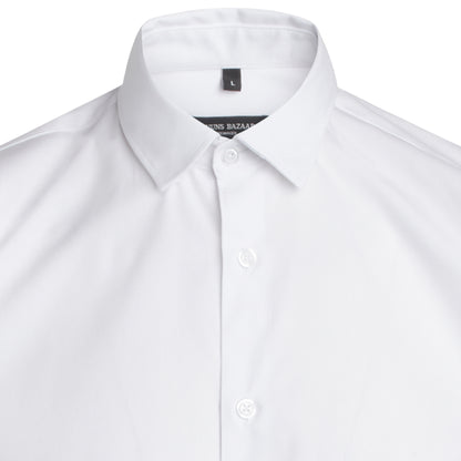 Bruuns Bazaar Herrer - Vic Essense Skjorte - Hvid