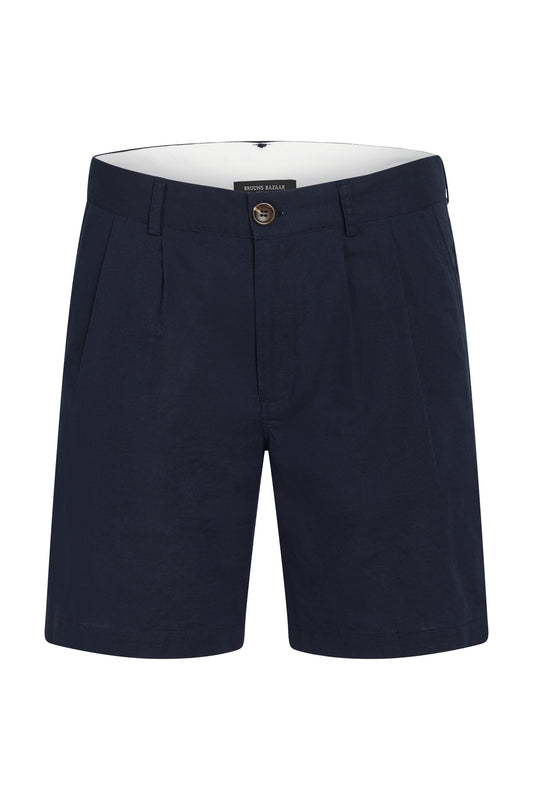 Bruuns Bazaar Men - LinoBBGermain shorts - Navy Blazer