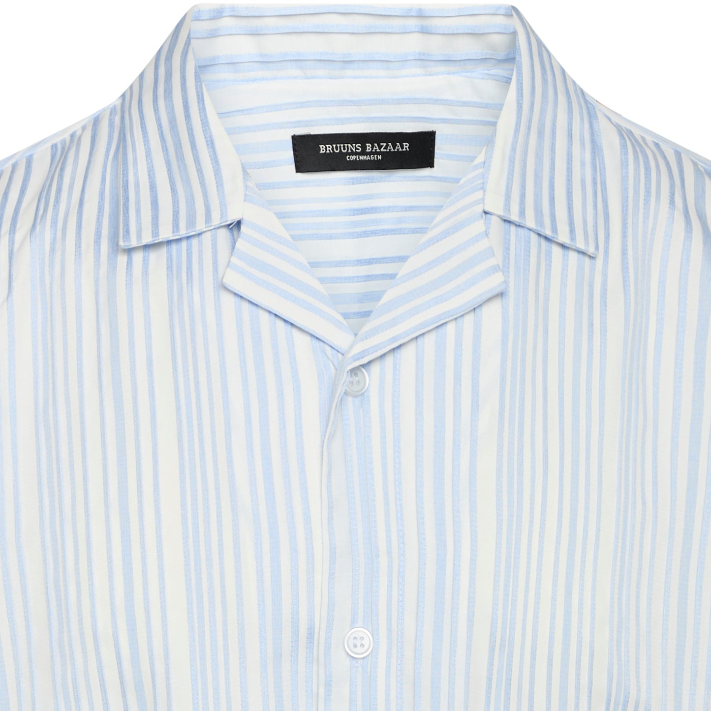 Bruuns Bazaar Men - DimensionBBHomme shirt - Light blue stripe