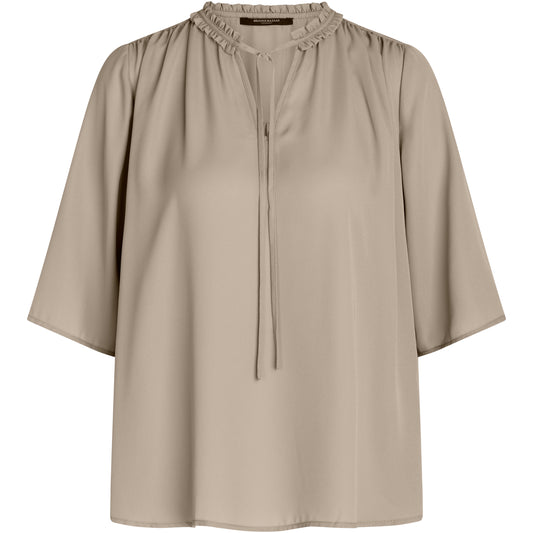 Bruuns Bazaar Women - CamillaBBKasikas blouse - Silver Mink