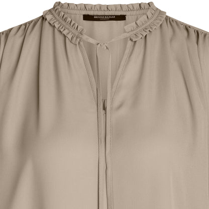 Bruuns Bazaar Women - CamillaBBKasikas blouse - Silver Mink