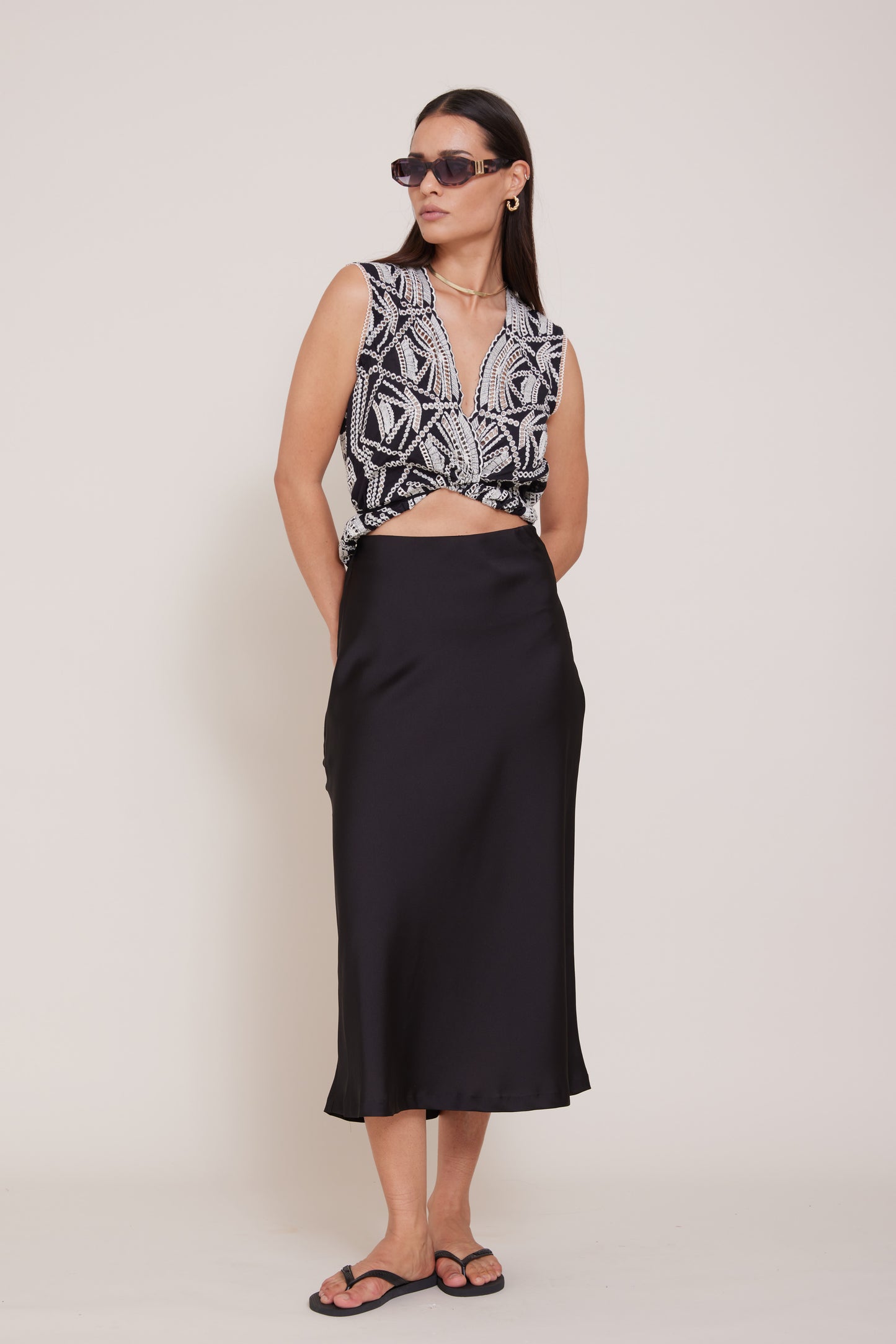 Bruuns Bazaar Women - AcaciaBBJoane skirt - Black