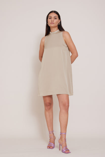 Bruuns Bazaar Women - AcaciaBBNarin dress - Plaza Taupe