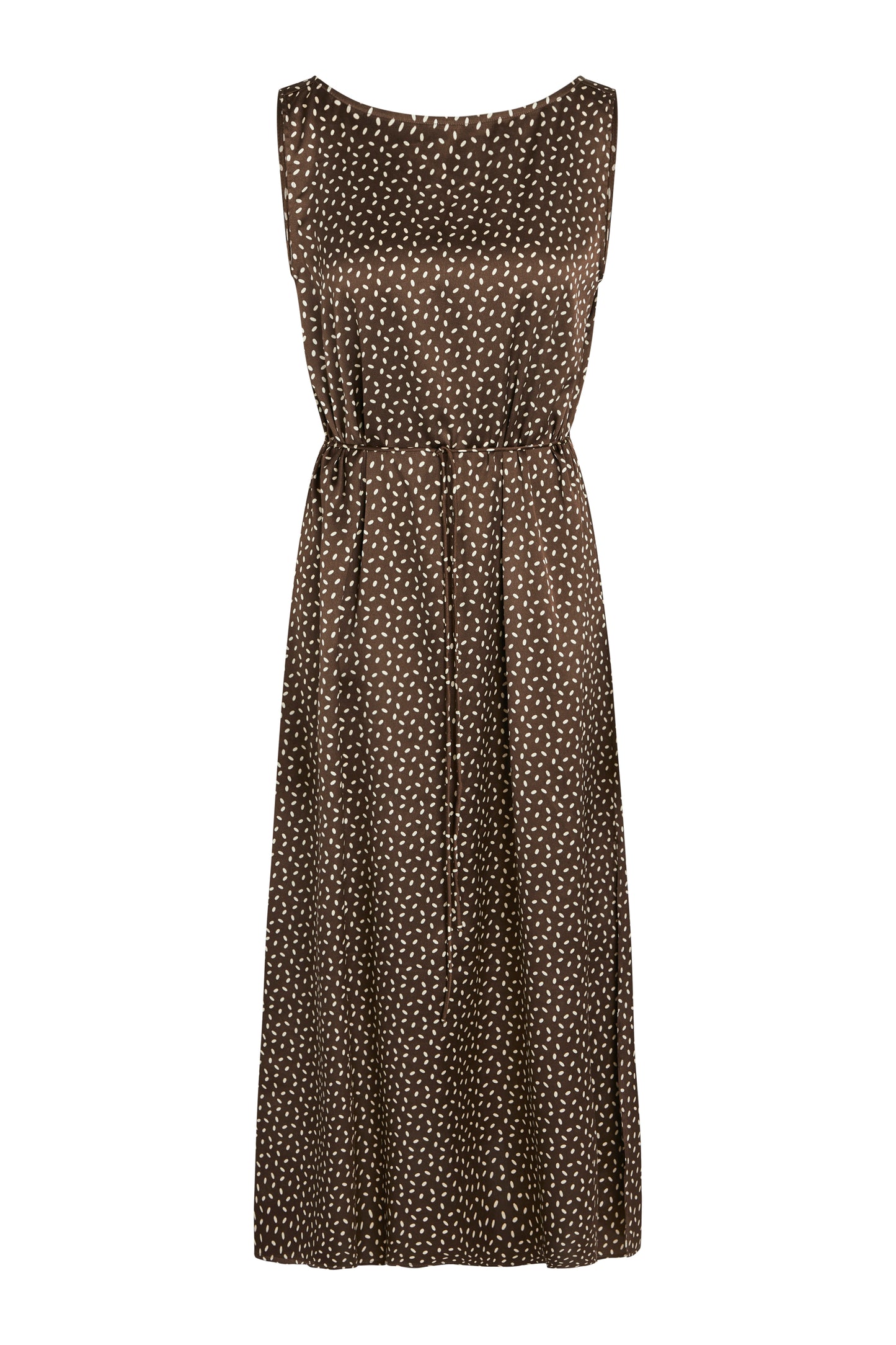 Bruuns Bazaar Women - AcaciaBBKarola dress - Brown/cream dot print