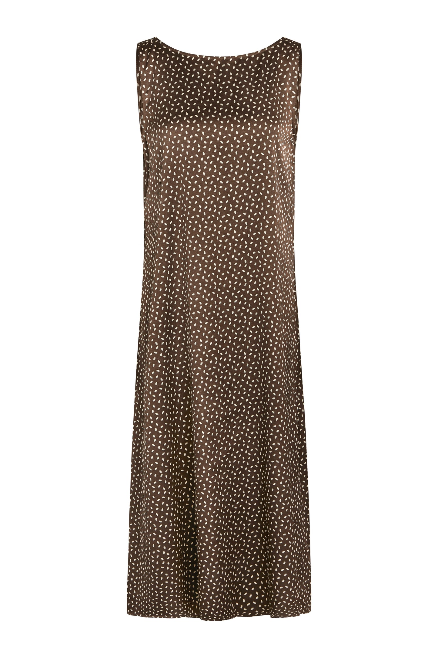 Bruuns Bazaar Women - AcaciaBBKarola dress - Brown/cream dot print