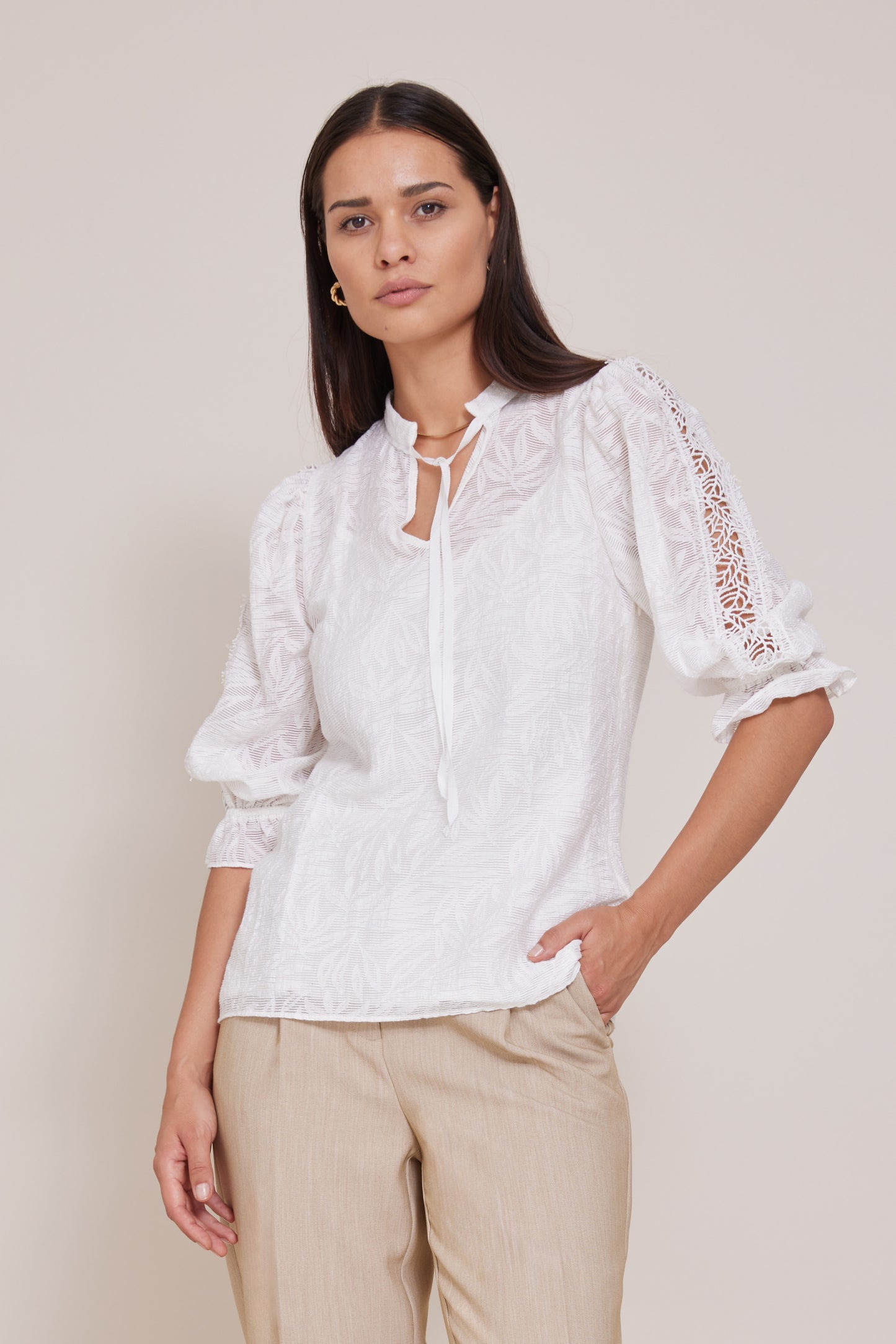 Bruuns Bazaar Women - MacluraBBImiras blouse - Snow White