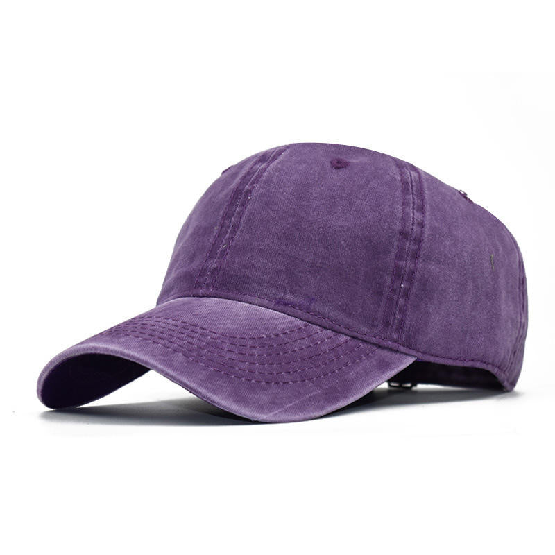 Plain Baseball Cap - Purple