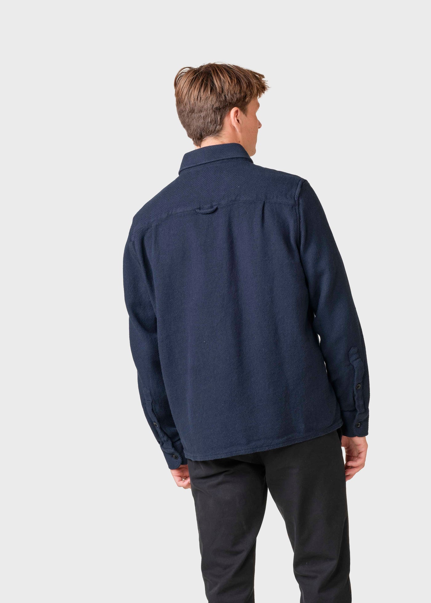 Klitmøller - Jeremy solid overshirt - Navy