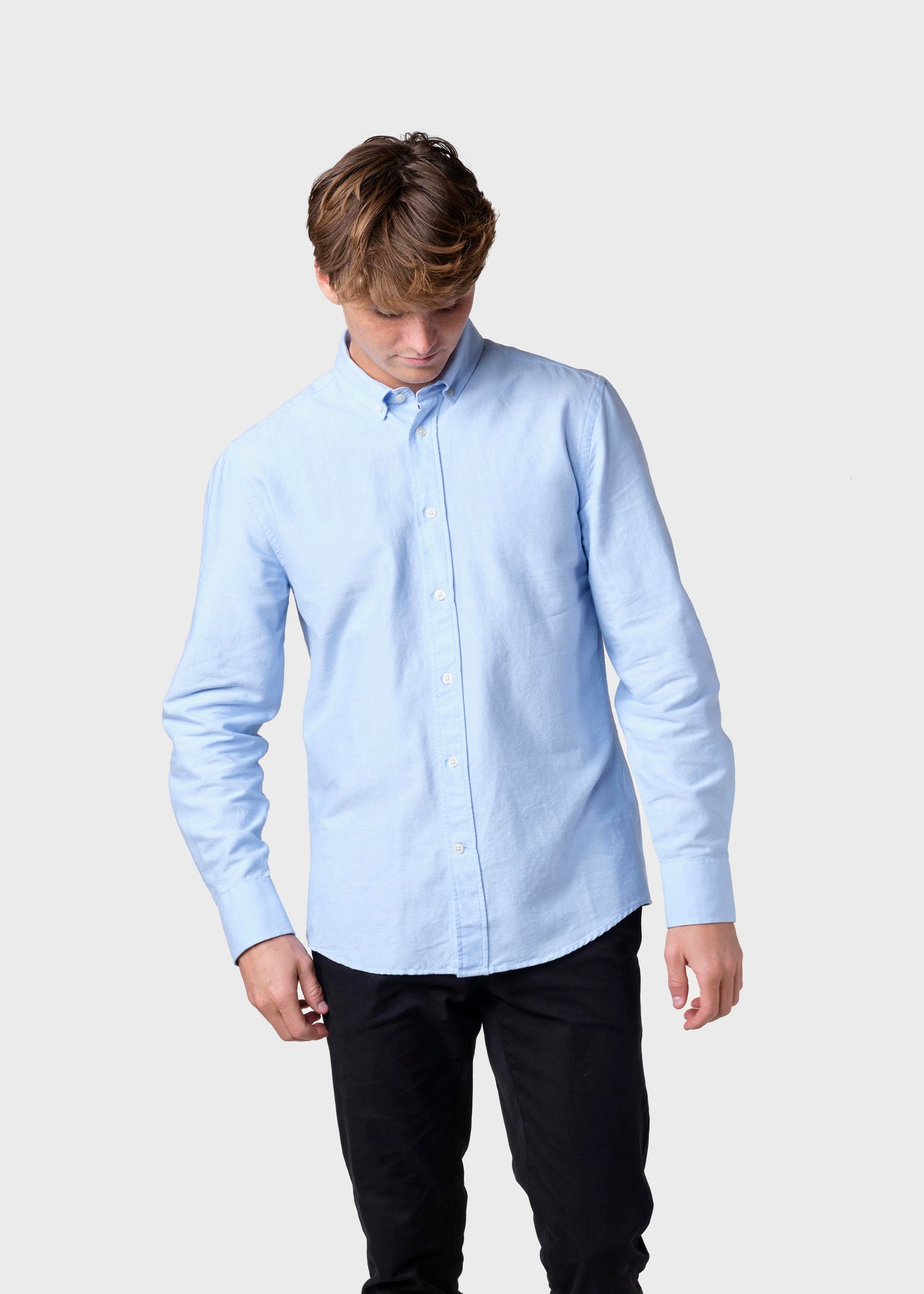 Klitmøller - Basic shirt - Blue melange