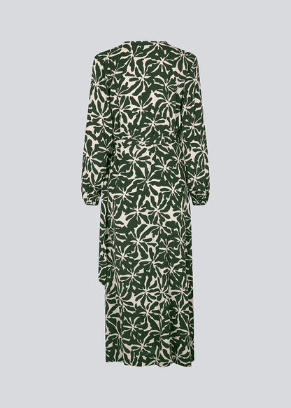 Modström - FernMD print wrap dress - Ocean Fleur