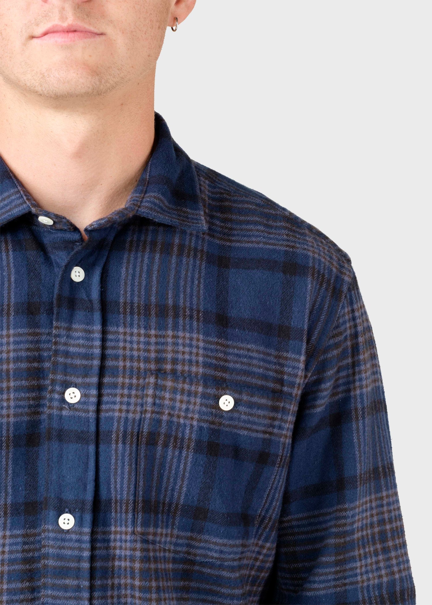 Klitmøller - Rocco shirt - Navy check