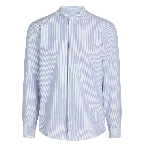 Klitmøller - Simon striped shirt - White/navy