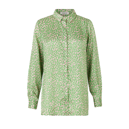 Modström - ClarkeMD print shirt - Classic Green Smiley