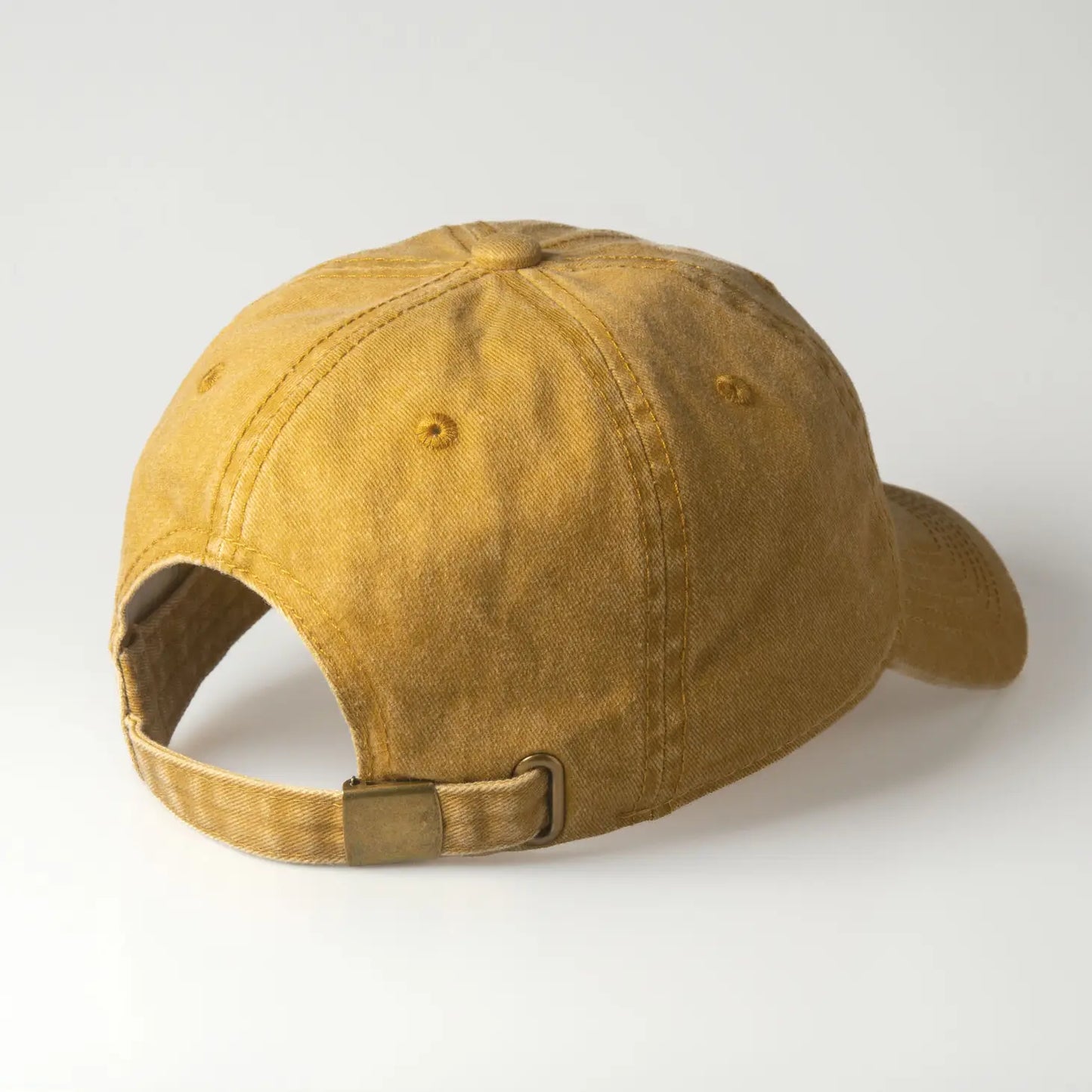 Vintage Twill Baseball Cap - Mustard