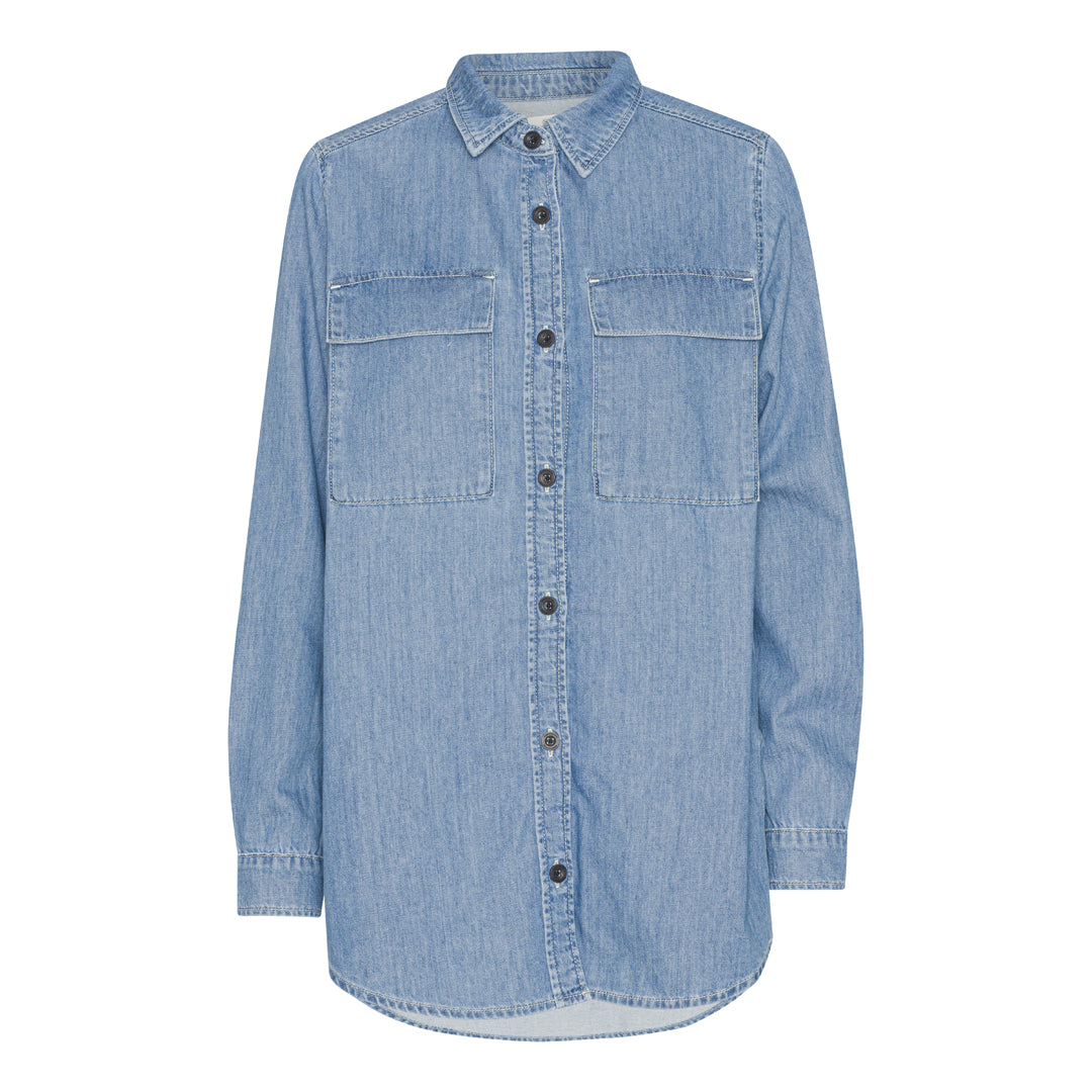 Basic Apparel - Rose Shirt - Faded Denim