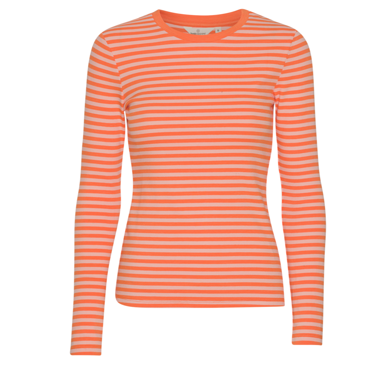 Basic Apparel Ludmilla Long T-shirts 562 Mandarin Orange/Salmon